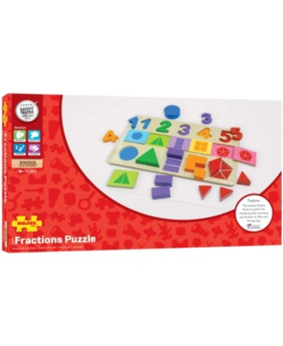 Bigjigs Toys Wooden My First Fractions Puzzle