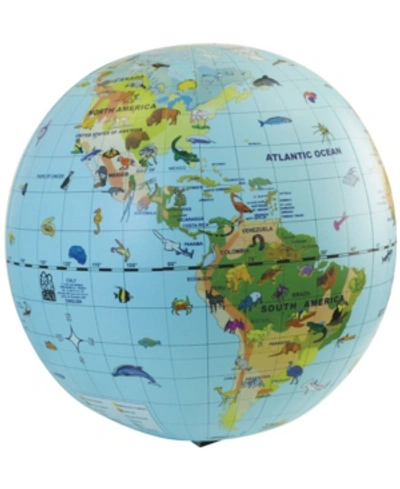Tedco Toys Animal Quest Giant Inflatable Globe And Game