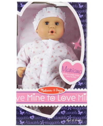 Melissa & Doug Kids' Mine To Love Mariana 12" Baby Doll