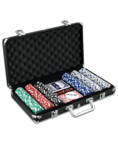 John N. Hansen Co. Classic Game Collection - 300-piece Poker Game Set In Black Aluminum Case In No Color