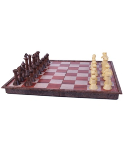 John N. Hansen Co. Wood Magnetic Chess Set