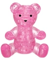 BEPUZZLED 3D CRYSTAL PUZZLE-TEDDY BEAR PINK