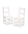 Melissa & Doug Melissa And Doug Wooden Chair Pair - White In No Color