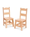 MELISSA & DOUG WOODEN CHAIR PAIR