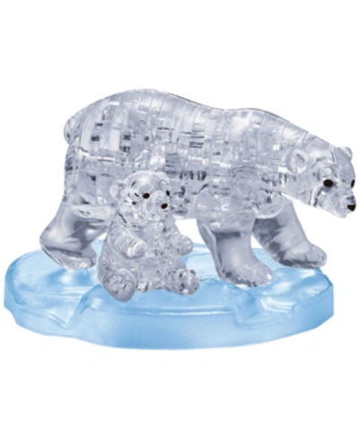 Bepuzzled 3d Crystal Puzzle - Polar Bear And Baby - 40 Piece In No Color