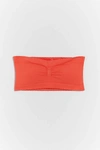 Anthropologie Cerie Seamless Bandeau Bralette In Red