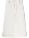 Xander Zhou Knee-length Skirt In White