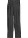 BURBERRY STRAP DETAIL TAILORED TROUSERS