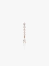 ANITA KO 18K ROSE GOLD SMALL ROPE DIAMOND DROP EARRING,AKC10PRRG14811216