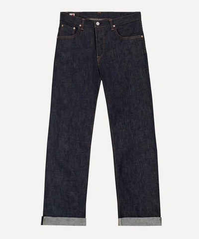 Edwin Jeans Ed-55 63 Rainbow Selvage Blue Unwashed In Raw State