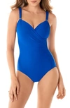Miraclesuitr Miraclesuit Razzle Dazzle Siren One-piece Swimsuit In Gold