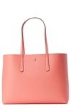 KATE SPADE LARGE MOLLY FALLING FLOWER LEATHER TOTE,PXRUB150