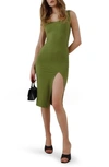 Reformation Cassi Sheath Dress In Avocado