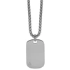 NORTHSKULL Id Tag Necklace In Silver