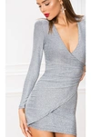 SUPERDOWN LAURIE WRAP DRESS