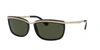 Persol Key West Ii Green Rectangular Mens Sunglasses Po3229s 95/31 60 In Green