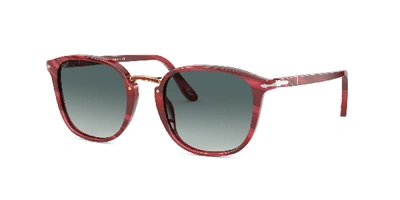 Persol Grey Gradient Round Unisex Sunglasses Po3186s 111271 51