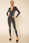 Superdown Sofie Jumpsuit In Silver
