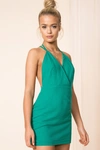 Superdown Amie Mini Dress In Teal