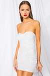 SUPERDOWN SANDRA STRAPLESS DRESS