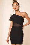 Superdown Danielle Mini Dress In Black