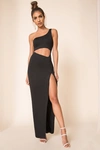 Superdown Erla Cutout Maxi Dress In Black