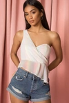 SUPERDOWN KARLIE ONE SHOULDER TOP