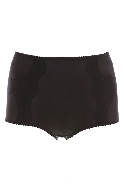 Dolce & Gabbana Briefs With Lace In Nero (black)