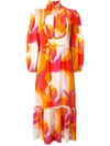 REBECCA VALLANCE PARADISE PRINTED MIDI DRESS