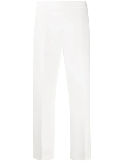 Altea Straight-leg Cropped Trousers In Ivory