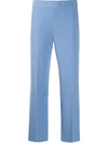 ALTEA STRAIGHT-LEG CROPPED TROUSERS