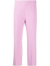 ALTEA STRAIGHT-LEG CROPPED TROUSERS