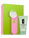 CLINIQUE CLEAN SKIN, GREAT SKIN: 2-PIECE SONIC BRUSH SET - $99.50 VALUE,0400012686700