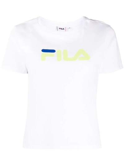 Fila Logo-print Short Sleeved T-shirt In White