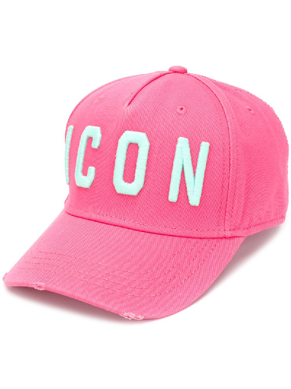 pink icon cap