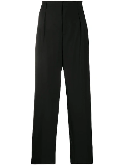 Valentino Straight-leg Tailored Trousers In Black