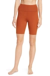 Girlfriend Collective High Waist Bike Shorts In Saguaro