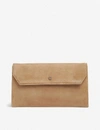 LK BENNETT LK BENNETT WOMEN'S BEI-TRENCH DORA SUEDE ENVELOPE CLUTCH,34226657