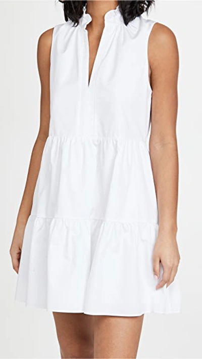 Amanda Uprichard Sleeveless Saffron Dress In White