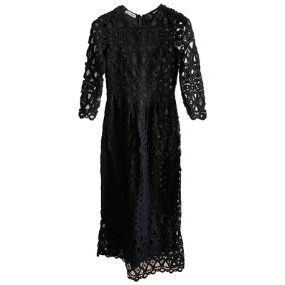 Pre-owned Dondup Maxi Dress In Black