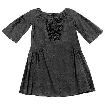 Pre-owned Comptoir Des Cotonniers Mini Dress In Grey