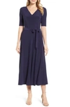 Chaus Lisa Tie Waist Dress In 529-evening Navy