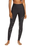 Alo Yoga Sequence Glow In The Dark High Waist Leggings In Black