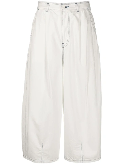 Zucca Flared Style Culottes In White