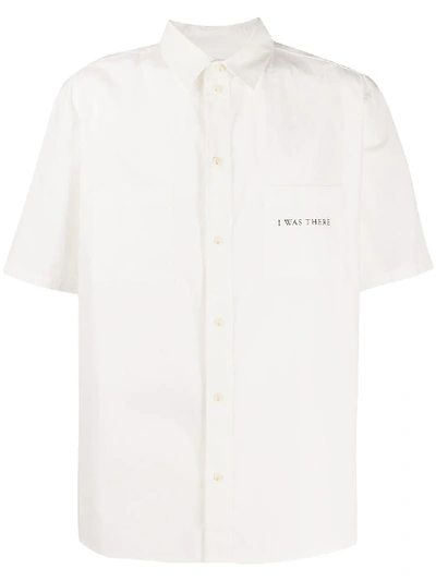 Ih Nom Uh Nit Slogan Short-sleeve Shirt In White