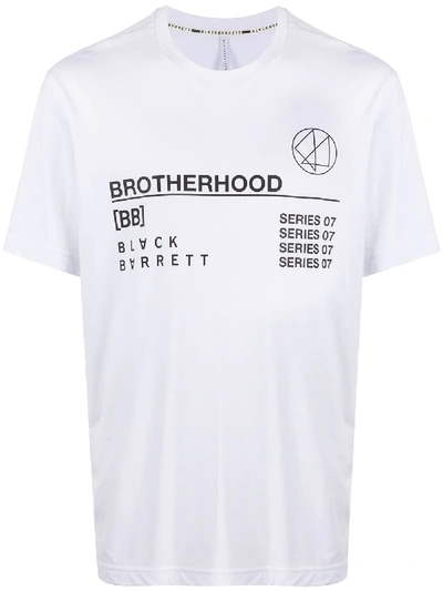 Blackbarrett Logo Print T-shirt In White