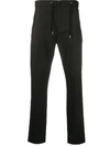 DE BEERS DRAWSTRING WAIST TAPERED TROUSERS