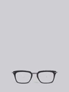 Thom Browne Wayfarer Square-frame Glasses In Black