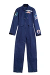 MR & MRS ITALY AVIATION-INSPIRED JUMPSUIT FOR WOMAN,XJS0107557500