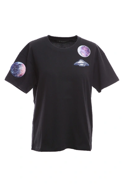 Mr & Mrs Italy Space-inspired Regular T-shirt For Woman In Black